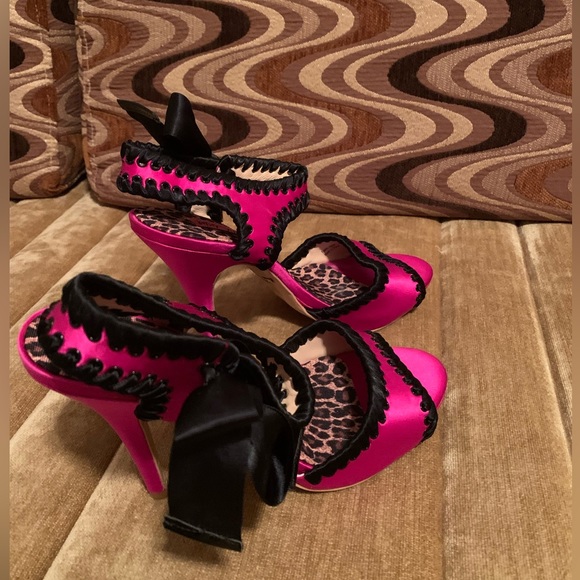 Betsey Johnson Shoes - Fancy pink Betsey Johnson shoes, size 6M